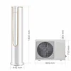 25000btu inverted cooling and heating air conditioner split floor standing R410a 220v