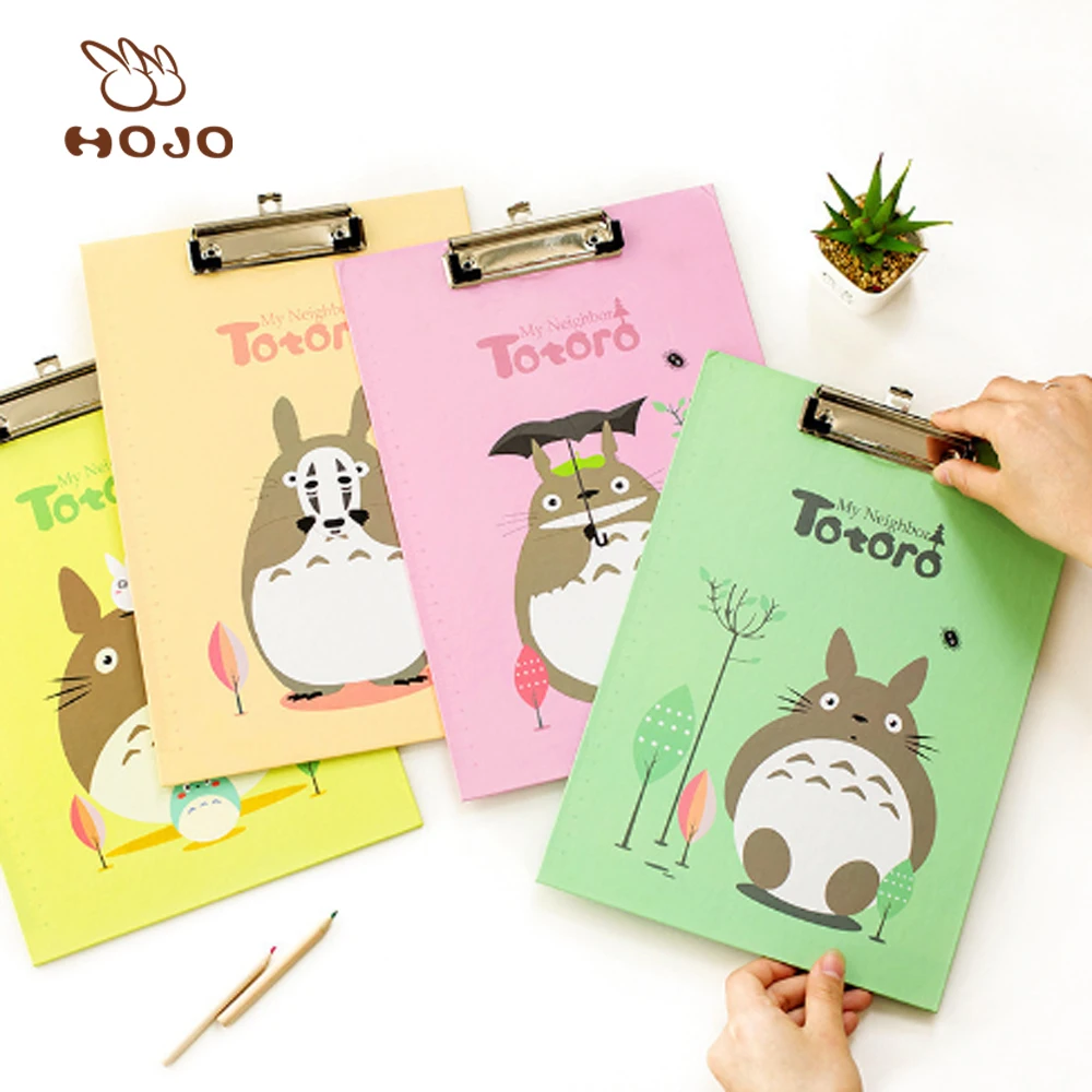 Cute Cartoon A4 Hard Paper File Folder Clip Decoration With School