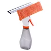 3 in 1 Spray Bottle Squeeze Window Wiper & Cloth Pad Cover Mirror Window Vac Cleaner