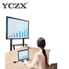 Oem touch screen all in one computer with floor stand
