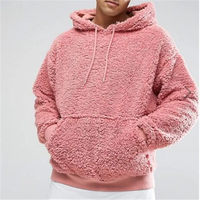 

Fashion new men's fleece wear hoodie sweater on both sides men's hoodie
