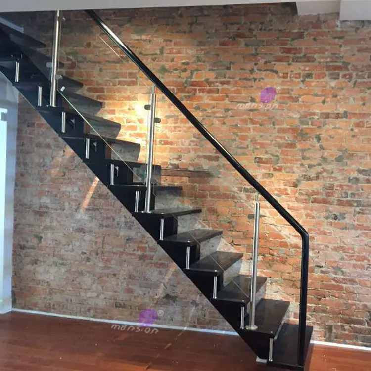 
Indoor Single Stringer Short Staircase Design 