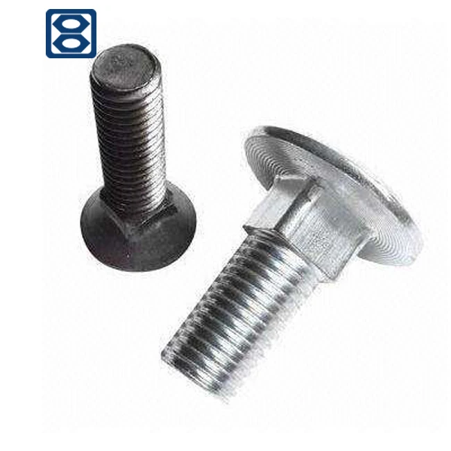 
BaFang full threaded carbon steel carriage bolts DIN603 