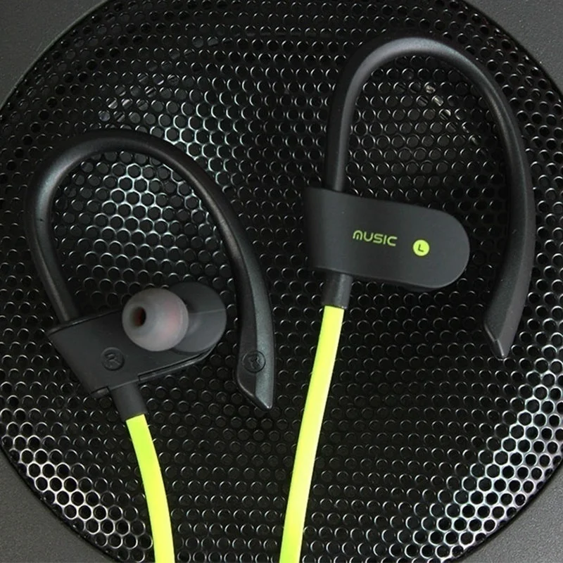 wireless headphone bluetooth Waterproof ear bluetooth sports bass earphone with mic - ANKUX.COM