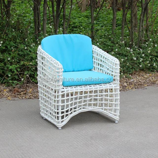 New White Rattan Furniture Outdoor Dining Table Set For 6 Buy White