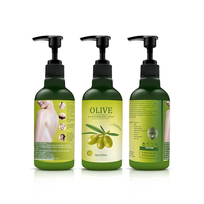 

goods in stock Best Lightening skin body lotion 100% Natural Olive oil Hand & Body Lotion