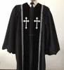 Custom Black Stock Clergy Robes for Adult Wholesale cassock