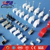 high quality circle cable clips with steel nail