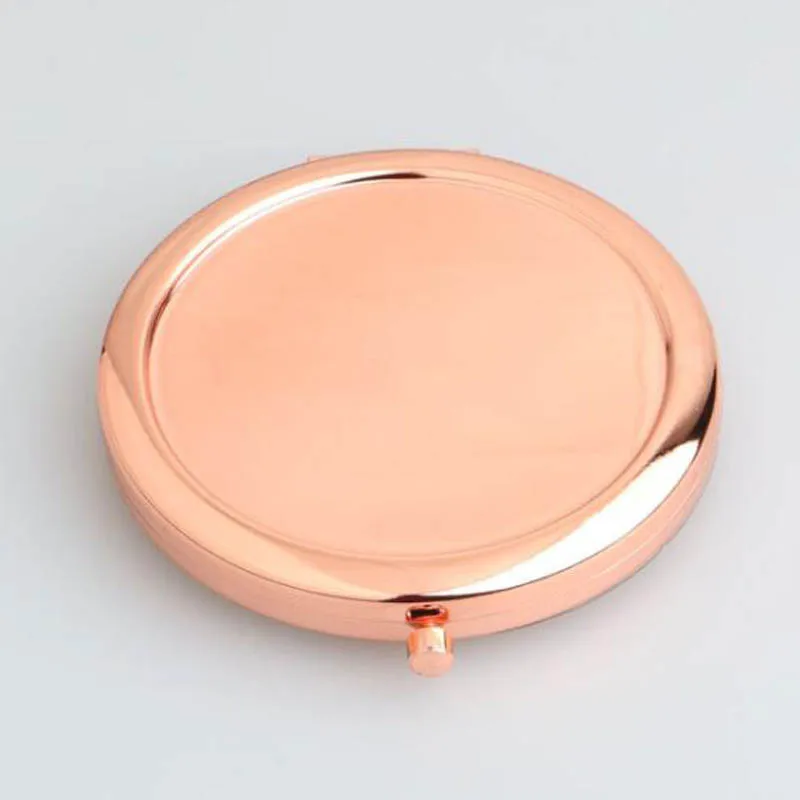 

Rose Gold Folding Travel Pocket Mirror
