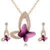 Women's Long Chain Natural Red Chalcedony Necklace Costume Jewelry Sets
