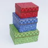 High Quality Flower Printed Foldable Kraft Gift Packaging Box For Set