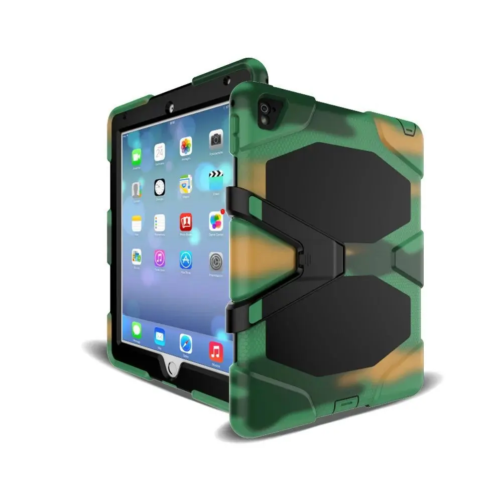 

Kids Soft Silicon Cover Rugged Bumper Cover for ipad pro 12.9 case - Camouflage Shockproof