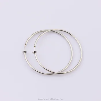 fake clip on hoop earrings