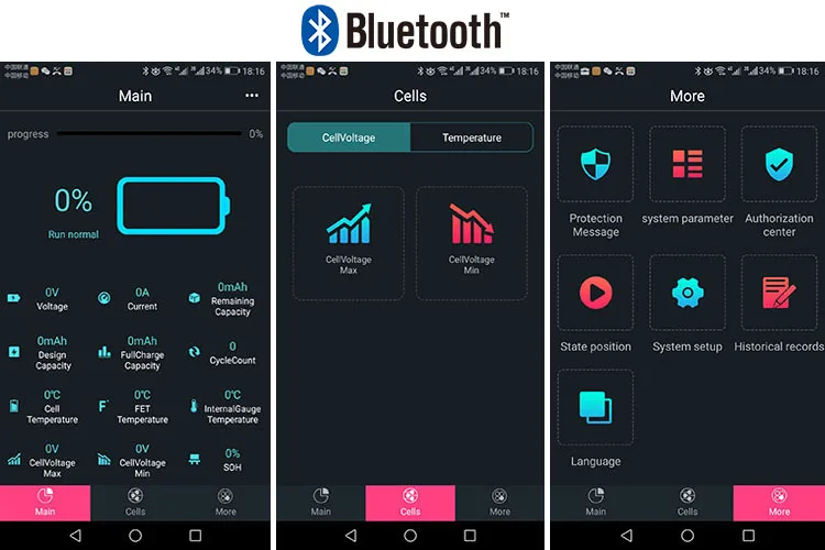 Bluetooth APP battery