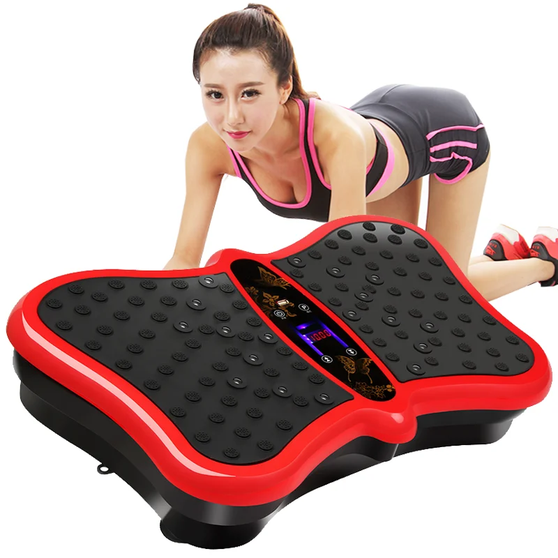 

OEM mini whole body oscillation ultrathin vibration plate exercise platform machine Crazy fit massage platform machine, White/black/red/purple/can order