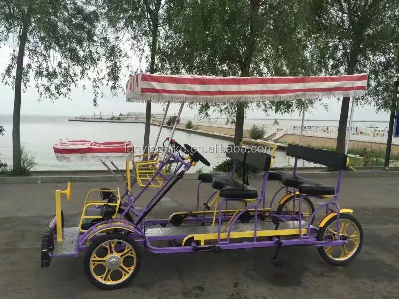 Best Selling Six Seat Tandem Bike /high Quality 6 Person Surrey Bicycle