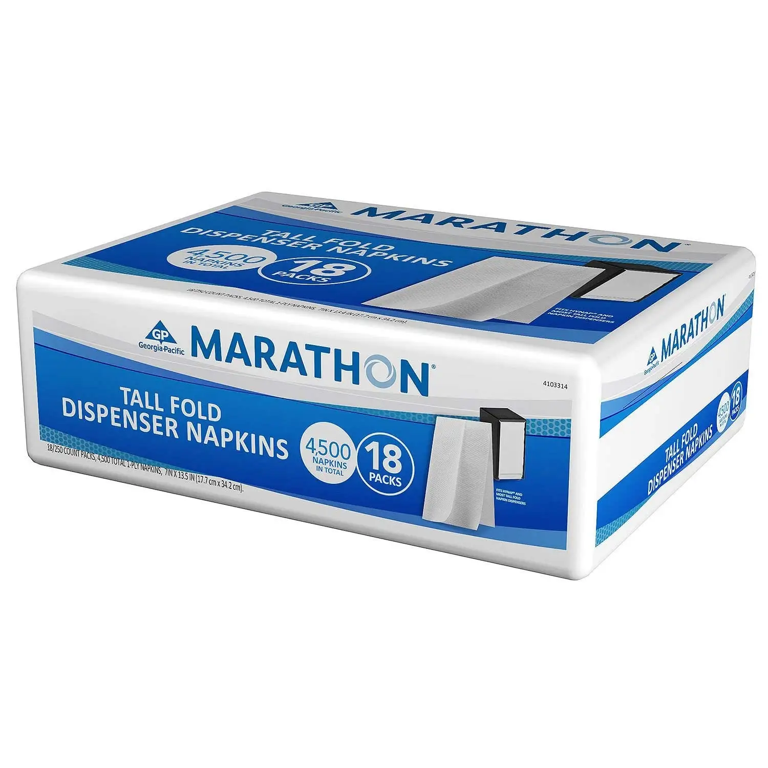 Get Quotations · Marathon Tall Fold Dispenser Napkins (4,500 Napkins) (pack of 2)