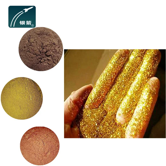 metallic gold powder