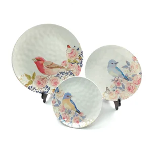Image of Customized Design Melamine Plate Set