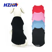 

2019 hot sale Pet Clothes customized logo printed blank Dog T Shirts Blank Dog Clothes