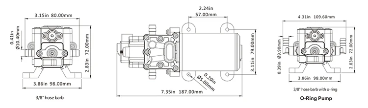 22 SERIES DIMENSIONS