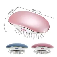 

Portable Negative ions Vibrating Massage Scalp Hair Comb Hair Detangler Decompression Antic Static Electric Massager Hair Brush