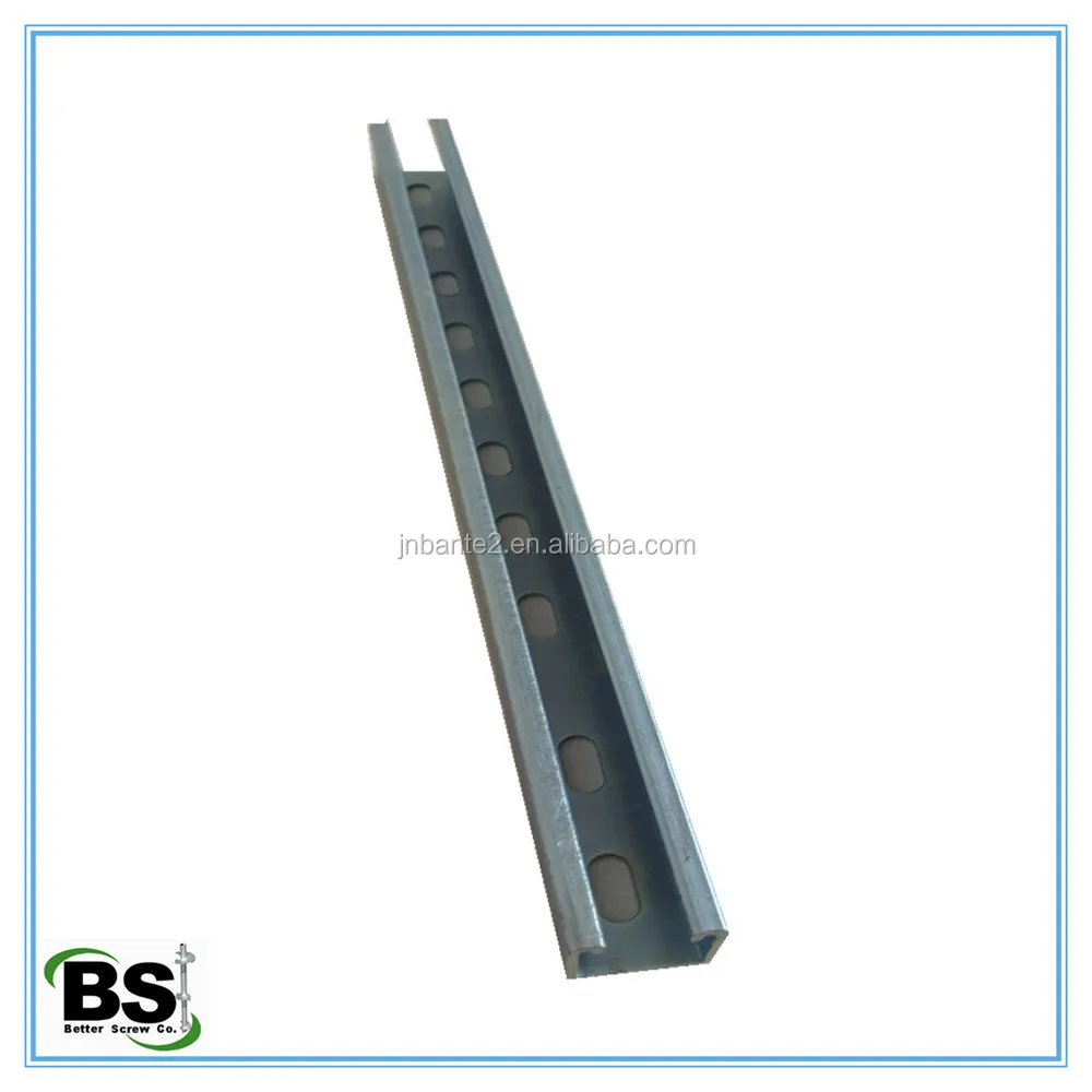 Strut Channel End Cap Of Strut Channel With 9/16"x11/8" Hole Spacing 2