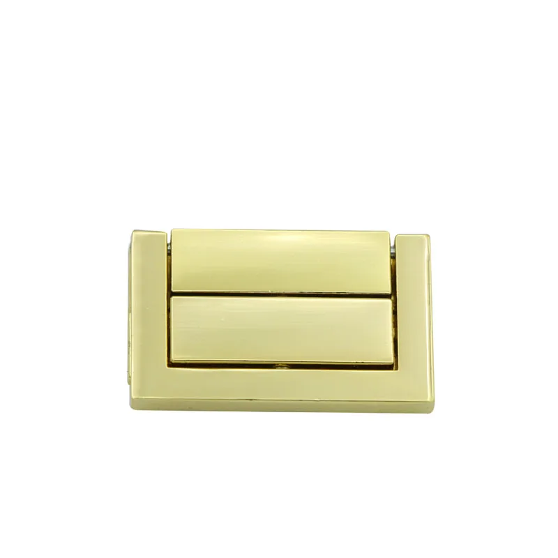 

Jewelry Clasp Briefcase Hardware Big Square Lock For Tool Box, Golden