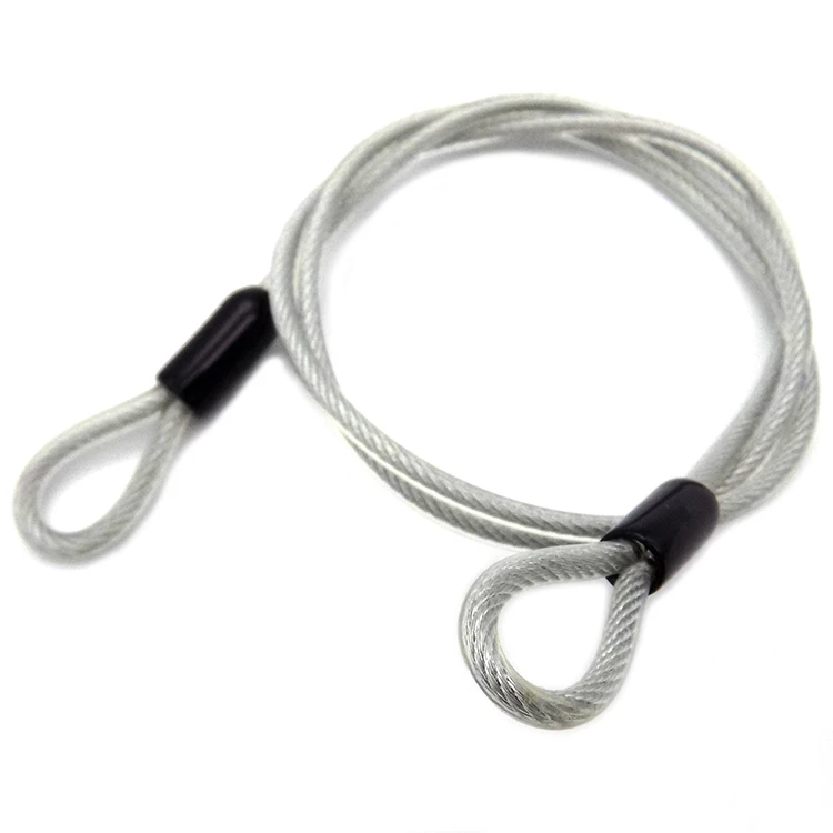 
1.5mm Coated Stainless Steel Tennis Net Rope With Loops 
