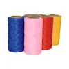 260M per roll 0.8 mm 100% polyester 150D/16 braided flat waxed thread for hand sewing leather