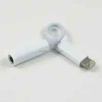 

2018 New White Short Length 3.5mm Jack Aux Cable for Iphone x