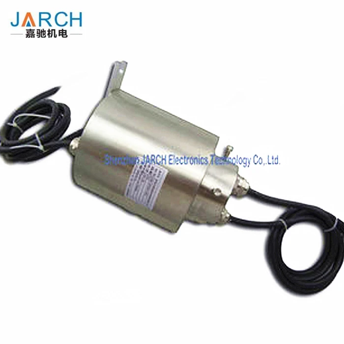 4 circuits 15KW IP66 Protection Explosion Proof Slip Ring with Rotary Union