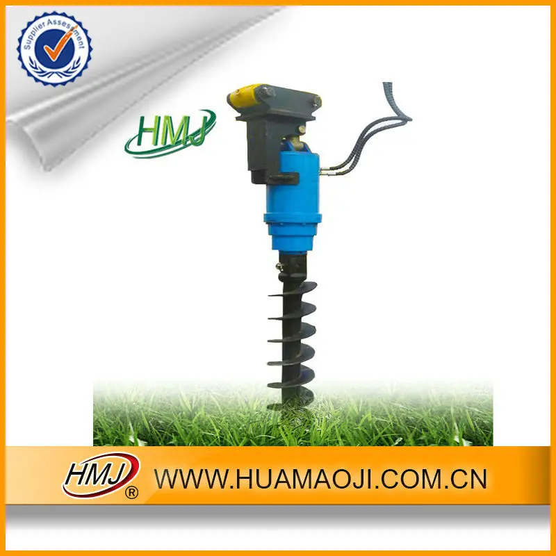 Earth Drill Boring Tools Double Cut Straight Drilling Auger With Rock