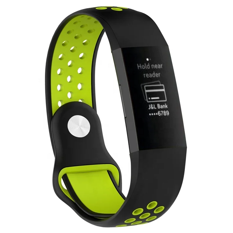 

Sport Silicone Rubber Watch Strap Band For Fitbit Charge 3 band