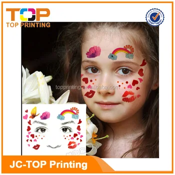 face tattoos stickers