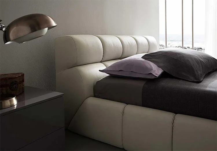 European King Luxury Leather Modern Furniture China Leather Beds Buy