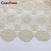 DCL001 2018 hot sale tippet with milk white material for nigerian cotton Lace Fabric