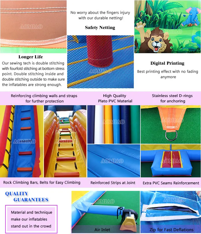 Colorful Printing Custom Bounce House Inflatable Bouncer Jumping Castle
