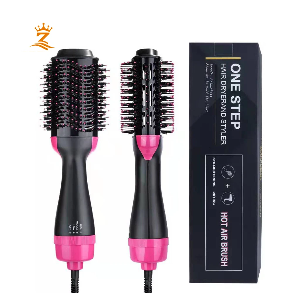 

Amazon hot sale drop ship available ready to ship 3 settings electric hot hair dryer brush, As your requirement