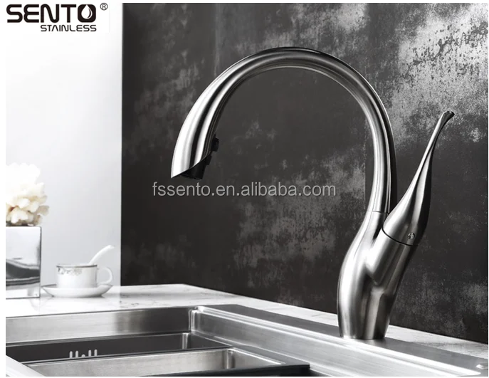 Sento Stainless Steel Kitchen Faucet C 90 With Pull Down Sprayer