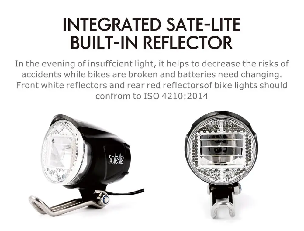 Satelite Escooter Light Bike Lamp With K Approved Germany Stvzo Ebike