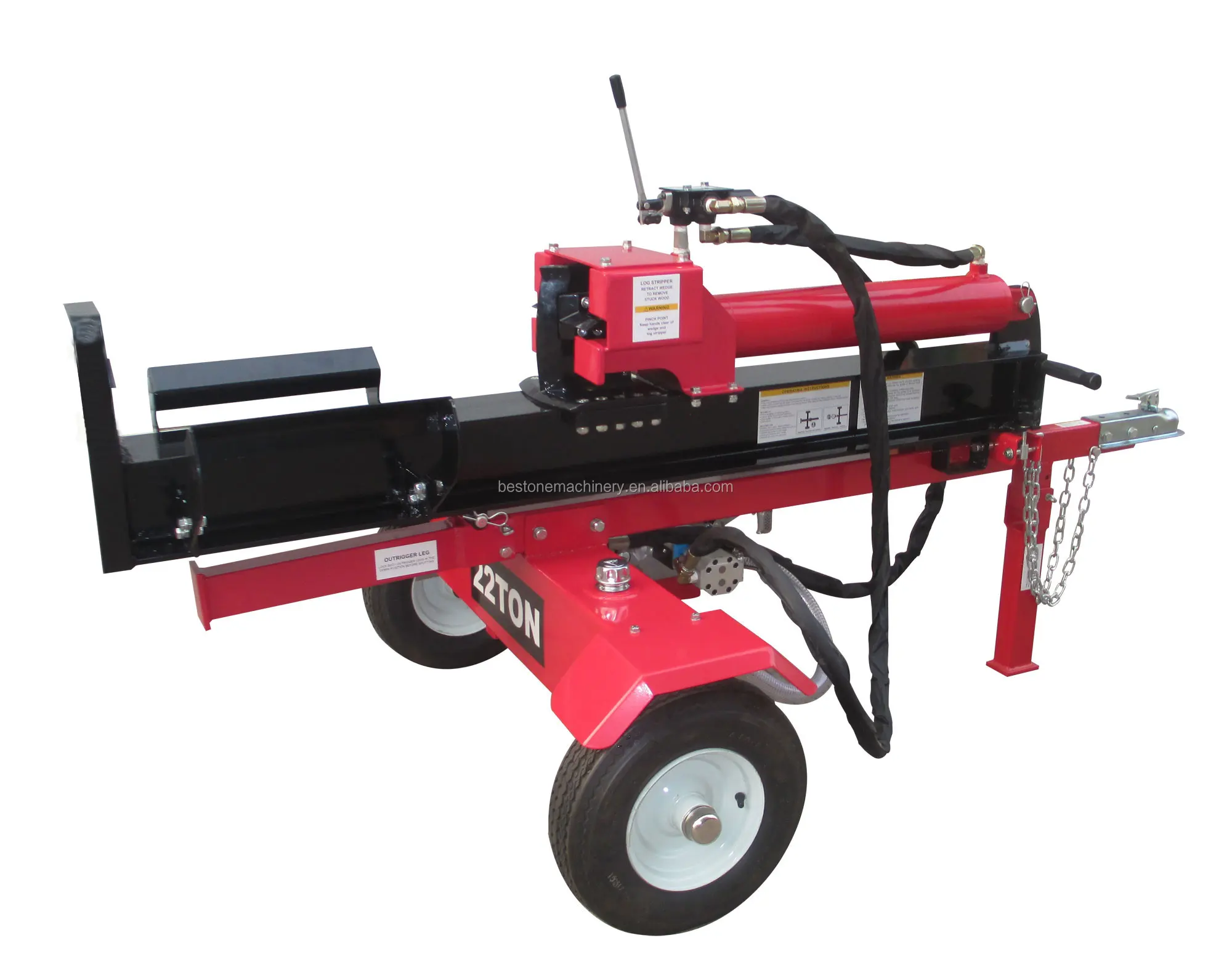 22 Ton Gasoline Hydraulic Firewood Log Splitter - Buy Firewood Splitter ...