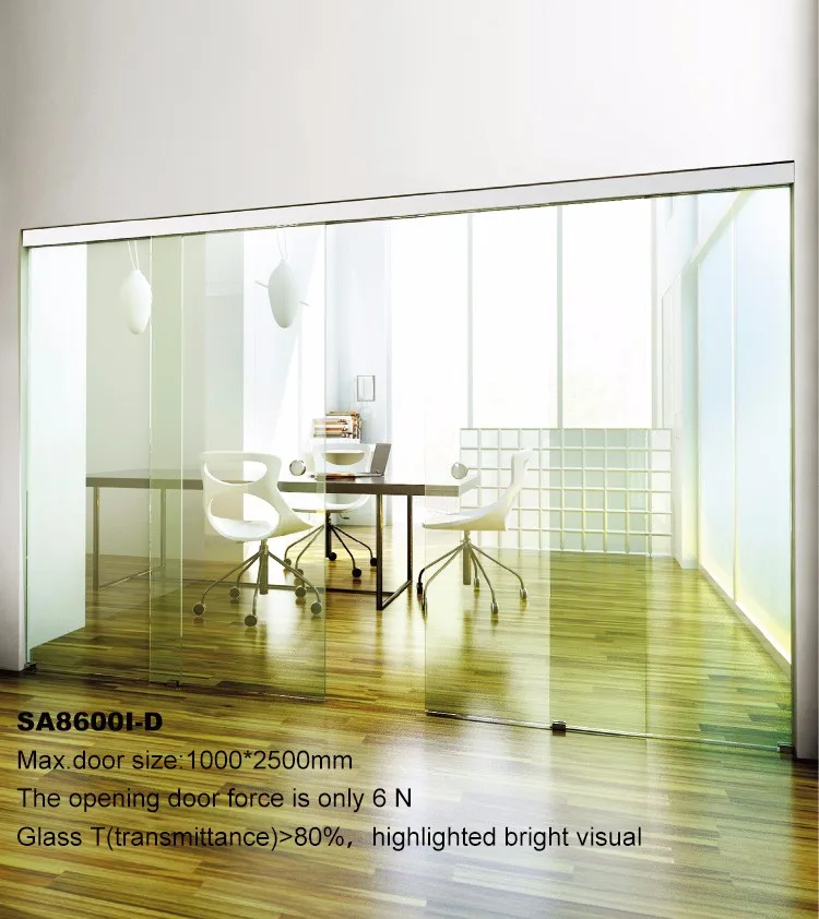 Aluminium Top Hanging Frameless Glass Sliding Door System Buy Glass
