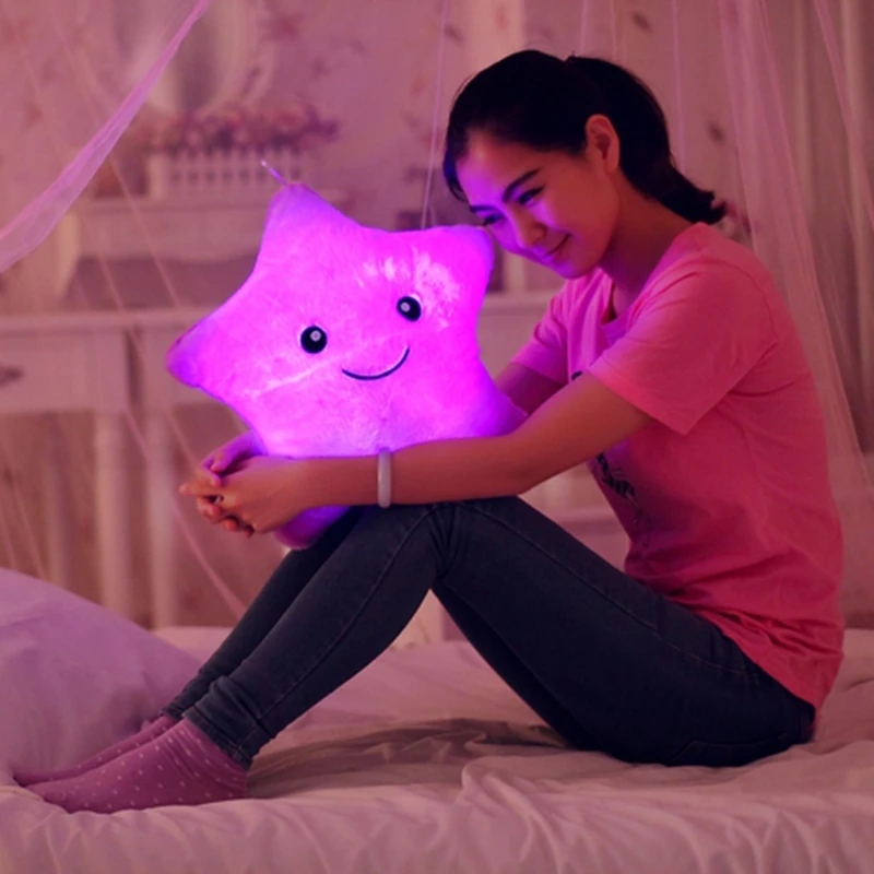 luminous star pillow