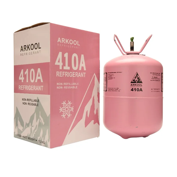 refrigerant r410a 11.3kg /disposable/refillable with CE refrigerant gas  r410a good price