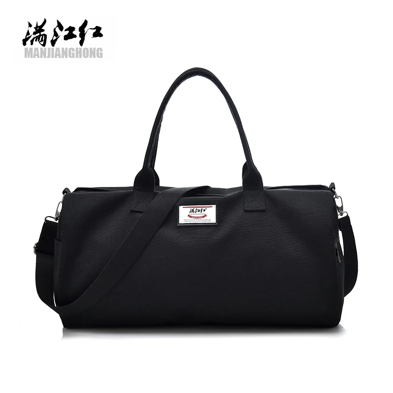 
Durable Women Gym Duffel Bag Travel Canvas Custom Weekend Bag 