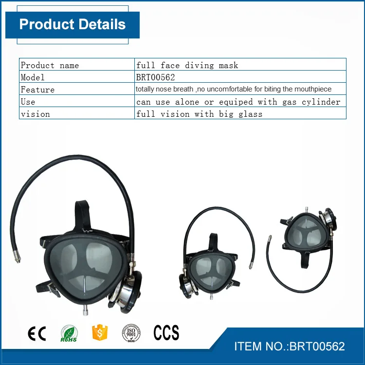 full face diving helmet