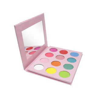 Oem promotion custom logo 12 color makeup eyeshadow palette