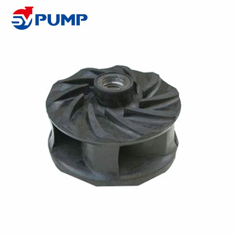 
Rubber high chrome alloy stainless steel pump impeller price list 