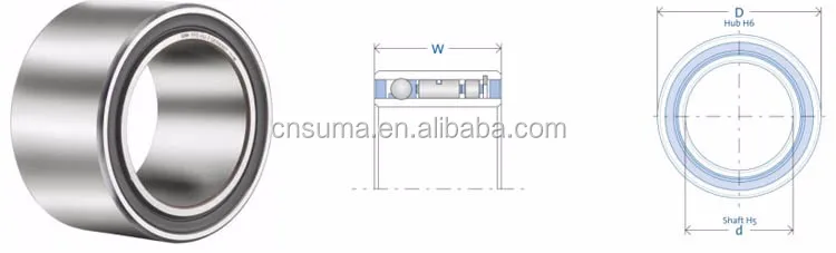 FPD473M FPD473Z One-Way Sprag Clutch Bearing with Precision Rating P6 60mm Inner Diameter and 78mm Outer Diameter